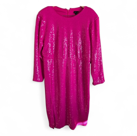 Torrid Pink Glo Sequin Dress - Picture 2 of 8